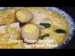 Niet gebakken noedels pittige rundvlees kop Instant noedels met pittige rundvlees smaak uit China