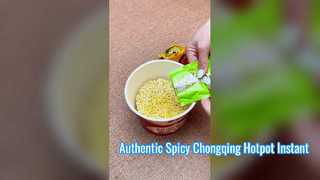 Pittige Chongqing Hotpot Cup Noodles Snelle maaltijdoplossing