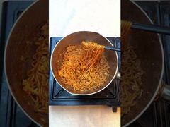 Pittige Koreaanse Noedels Hete Kipsmaak Instant Ramen