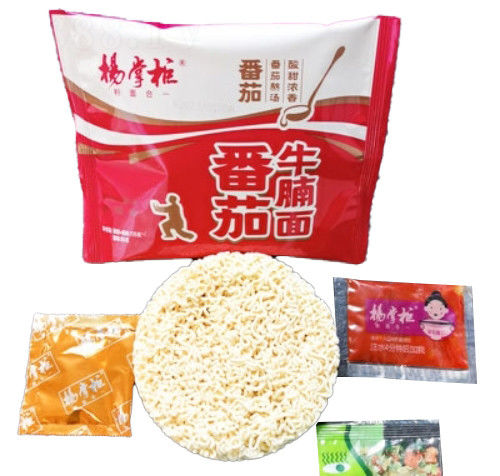 Tomato Chinese Instant Noodles Bies smaak 129g*24 Niet pittig Aziatische Instant Noodles