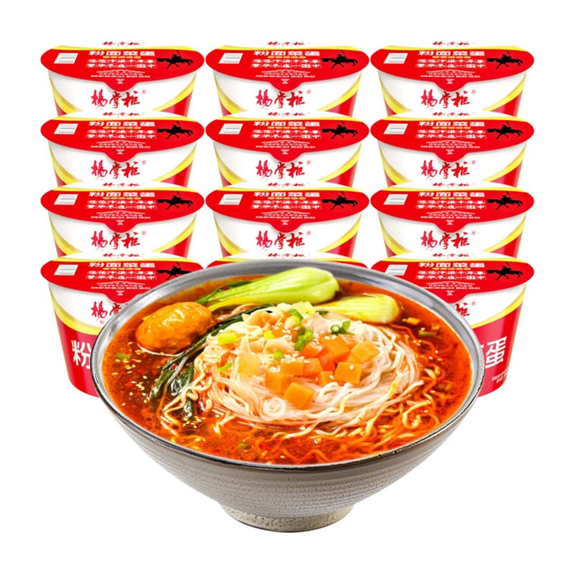 Spicy Instant Noodles Vermicelli en Noodles met zure en pittige smaak OEM Acceptabel