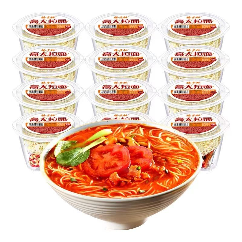 Gaoren Ramen Instant Noedels Niet Gebakken Rijke Tomatensmaak cup noedels pittige noedels