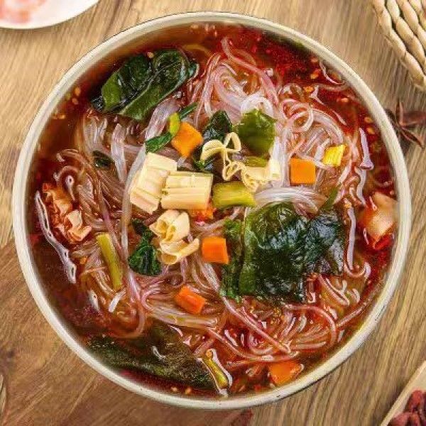 Kristalhelder en glad Instant vermicelli noedels Krachtige en heerlijke keuze Zoete aardappel vermicelli