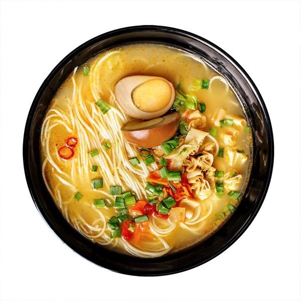 166 g niet-geroosterde ramen Instant Noodles Rijke ingrediënten met groenten of eieren voor een nieuwe ervaring