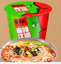 JiangHu niet-geroosterde ramen instant noedels met zure en pittige smaak aangepaste producten aanvaardbaar