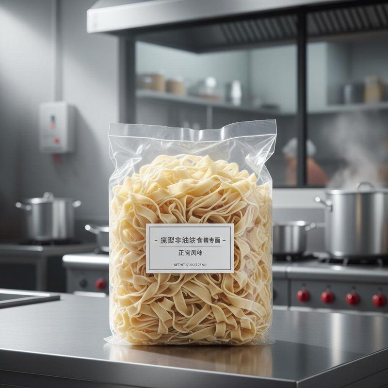 Breed type Niet-geroosterde noedels ramen noedels gemaakt om te voldoen aan de eisen van de foodservice-industrie met een authentieke smaak